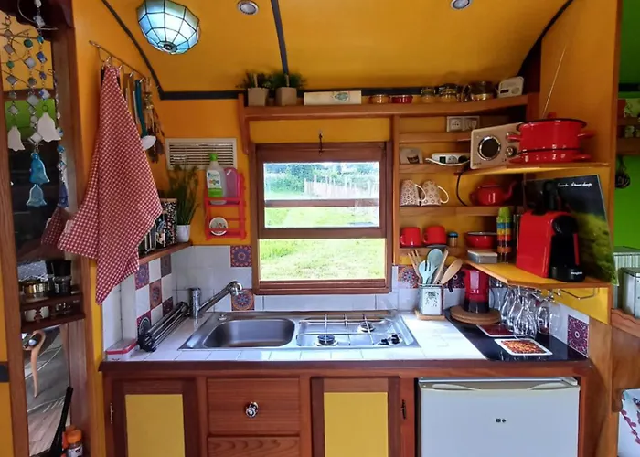 캠프장 Roulotte Mon Reve En Normandie